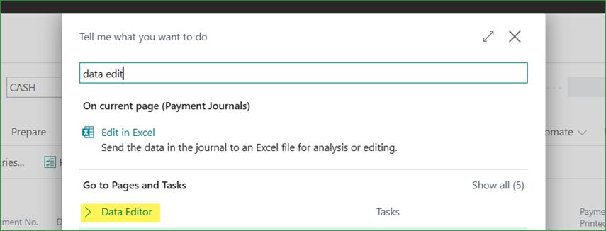Table Data Editor