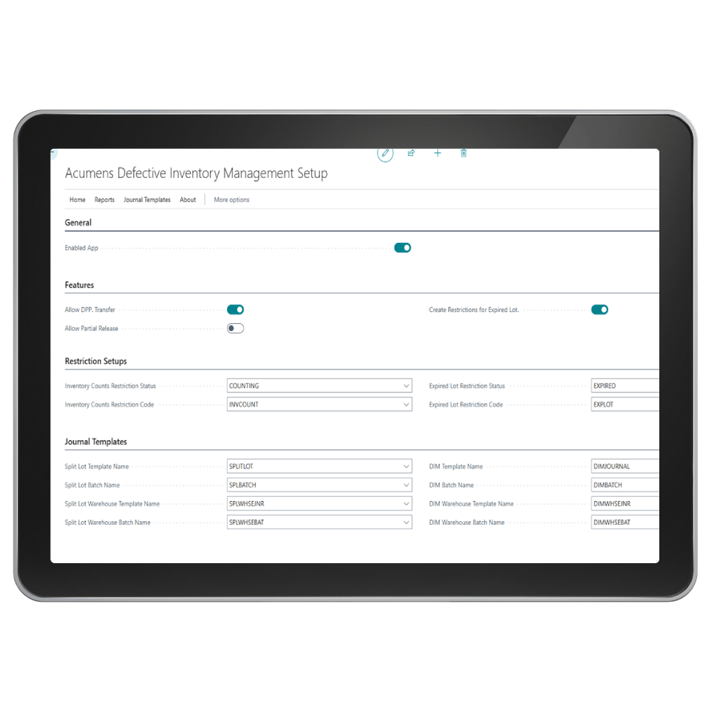 Acumens Defective Inventory Management