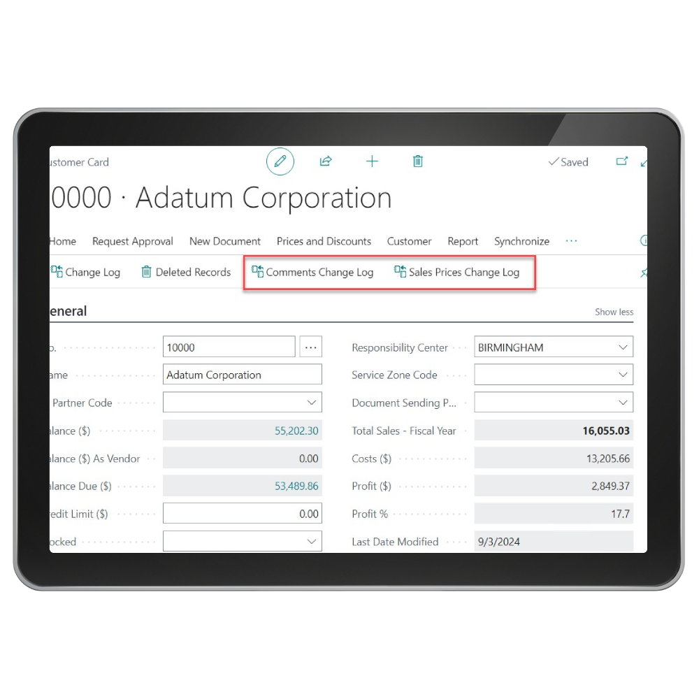 Acumens History Management Enhancements