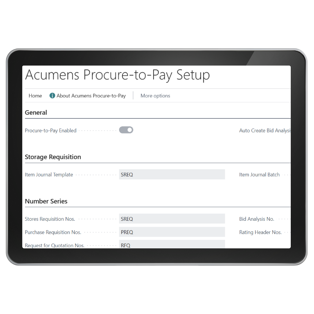 Acumens Procure-to-Pay