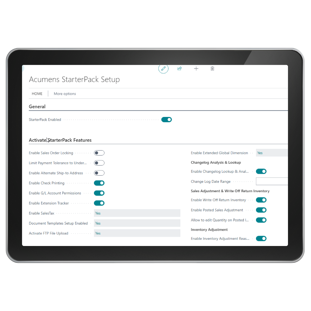 Acumens Starter-Pack & Simple EDI