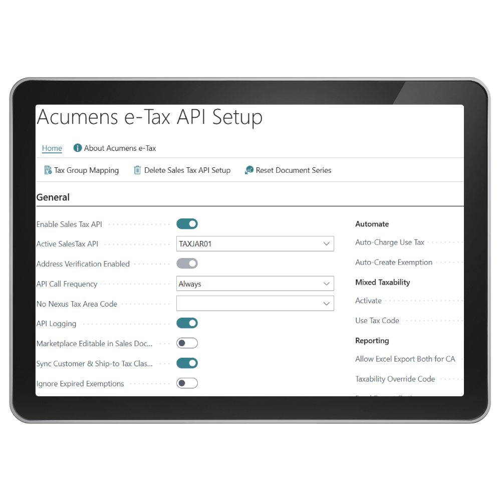 Acumens E-Tax (Enterprise) R2